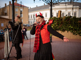 Mikulás-napi zenés csodaváró az Erzsébet téren, fotó: Gergely Szilárd