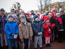 Mikulás-napi zenés csodaváró az Erzsébet téren, fotó: Gergely Szilárd