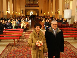 50. házassági évfordulójukat ünnepelték, fotó: Bakonyi Erzsébet