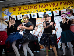 Elkezdődött a XI. Országos Farsangi Fánkfesztivál, fotó: Gergely Szilárd