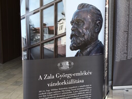 Vándorkiállítás Zala György tiszteletére, fotó: Bakonyi Erzsébet