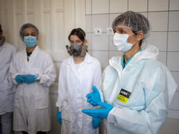 Kutatómunka indul a koronavírus kimutatására, fotó: Horváth Zoltán