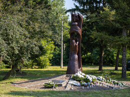A roma holokauszt áldozataira emlékeztek Nagykanizsán, fotó: Horváth Zoltán