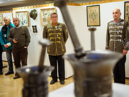 Világháborús relikviák a HSMK-ban, fotó: Gergely Szilárd