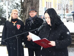 Főhajtás a kommunizmus áldozatai előtt , fotó: Bakonyi Erzsébet