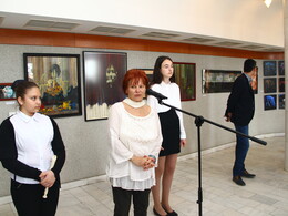 Ambrus Márta művésztanár és tanítványainak kiállítása, fotó: Bakonyi Erzsébet