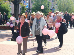 A mellrák elleni séta napja, fotó: Bakonyi Erzsébet