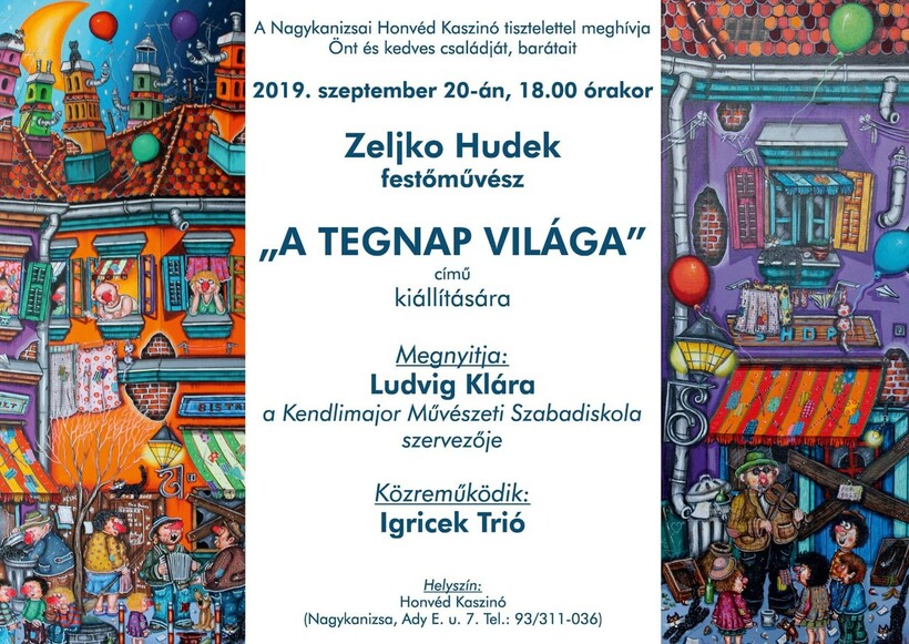 Zeljko Hudek festménykiállítása