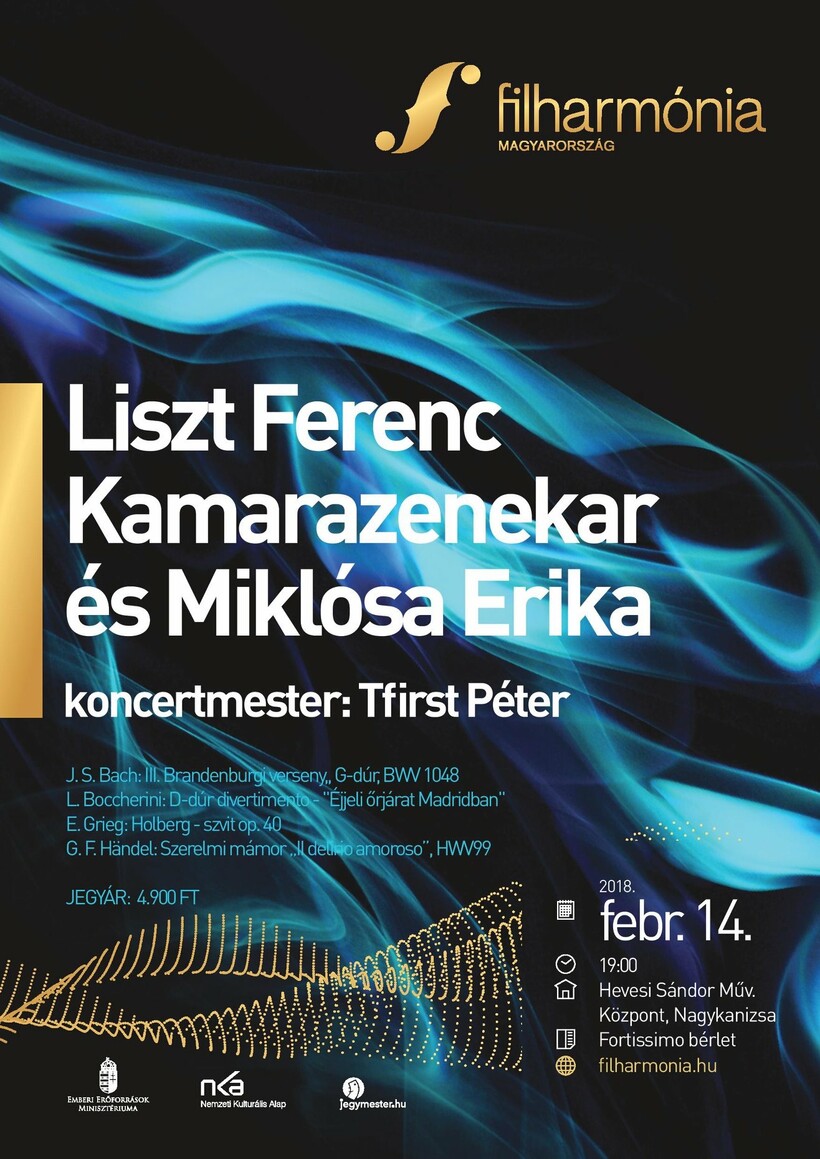 Filharmónia: Liszt Ferenc Kamarazenekar és Miklósa Erika 