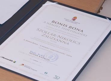 Bonis Bona – A nemzet tehetségeiért díjat kapott Szollár-Nikolics Zsanna