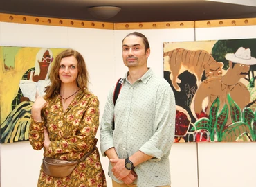 Orosz házaspár alkotásaiból nyílt kiállítás