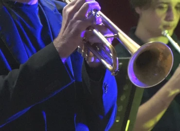 Fekete-Kovács Kornél trombitaművész volt a Kanizsa Big Band vendége 