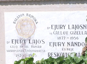Nemzeti sírkertbe sorolt sírok újultak meg Keszthelyen